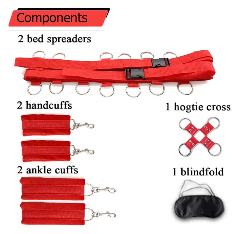 Bed Sex Bondage Restraints Kit Bed Straps For Sex Games Mattress Fetish