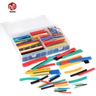 385PCS 2:1 Eventronic Electrical Wire Cable Wrap Assortment Electric Insulation Heat Shrink Tube Kit With Box