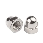 Nuts Nut Hexagonal Nuts DIN1587 Stainless Steel Acorn Hexagon Nuts M4M5M6M8 Hexagon Domed Long Nut