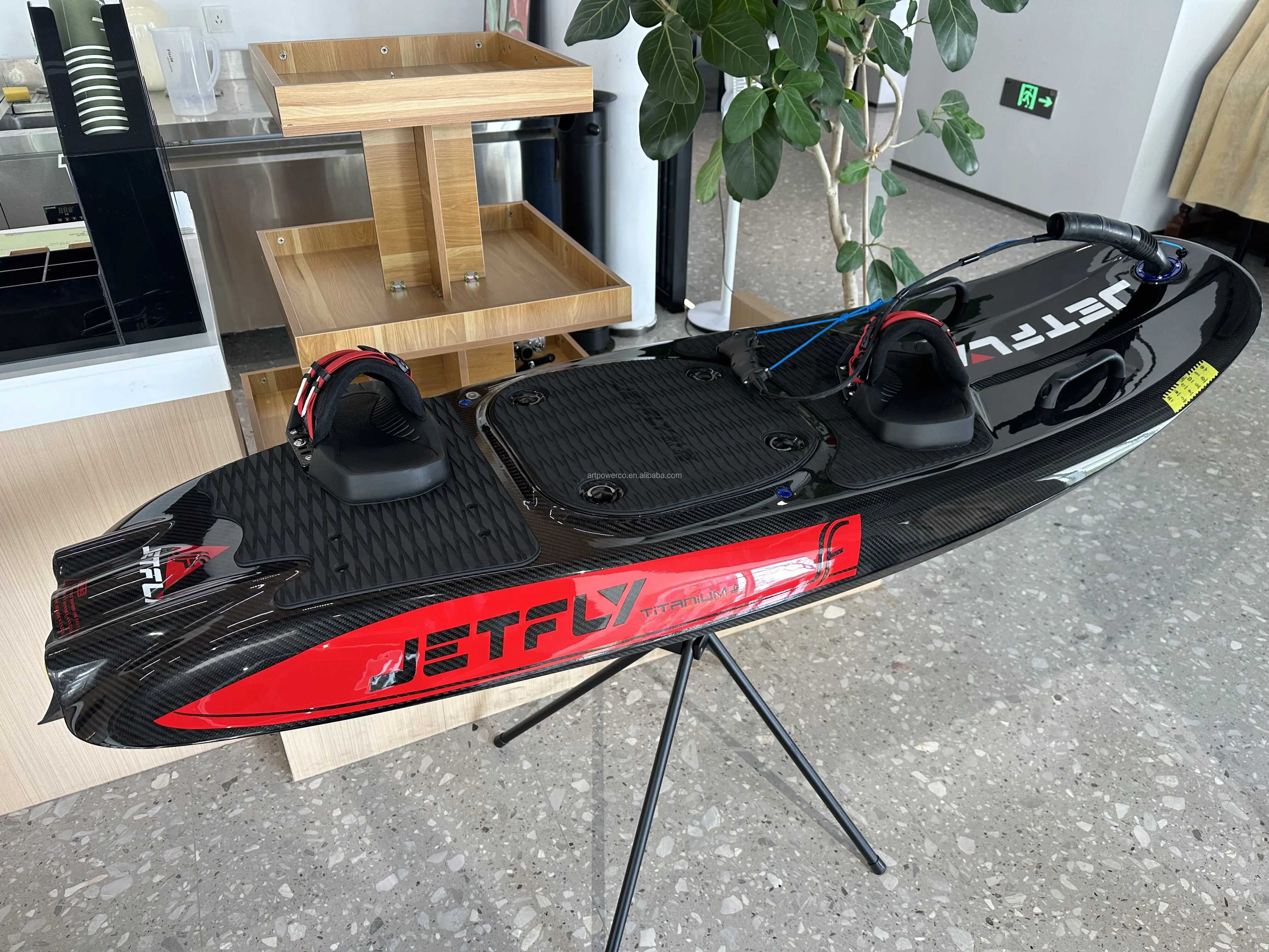 JetFly 09GT Athletic Grade Carbon Fiber Engine Petrol Powered Water Jet Surf Electric Starting Surfboards Fin Ocean Waters factory