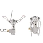 Burner Outdoor Camping Folding Mini Pocket Stove Camping Gas Stove Split Burner