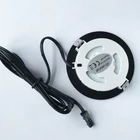 Led Light 2.5 Inch Touch Sensor Caravan Black Color LED Light 12V 24V Dim On/off Cabin Interior Dome Light Touch Lamp