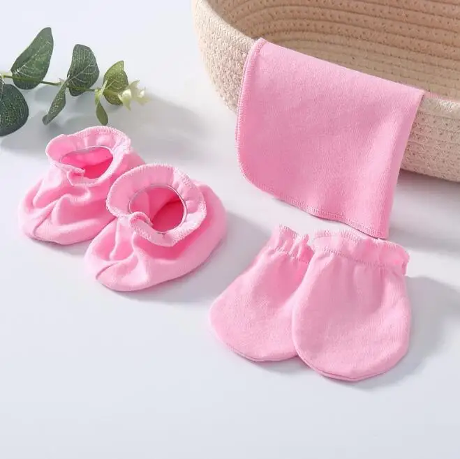 manufacturer Newborn Beanie 100% Cotton Baby Infant Socks Sets