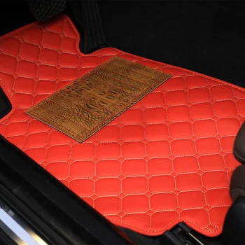 Luxury Anto Interior Accessories Custom Logo Wear-resistant PVC Leather Car Mats For Kia Sportage