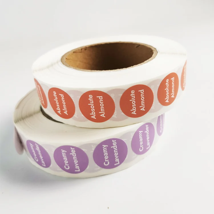 Silver foil roll stickers