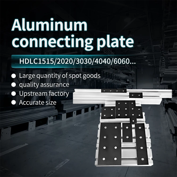 2020 Vertical Connection Plate 2/4/6/8-Hole 4040 Aluminum Profile Reinforcement Connection Fastener details