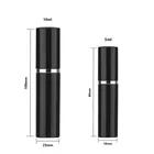 Glass Spray Bottles Glass Empty 5ml 10ml Glass Aftershave Spray Ladies Perfume Bottles Aluminum Cap Spray
