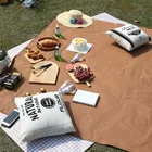 Blanket Wholesale Extra Large 1.5m*2m Custom Recycled Cotton Print Waterproof Picnic Blanket