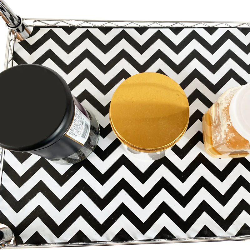 PP Eco-friendly Wire Shelf Liners Non-slip Drawer Liners for Household Food Grade