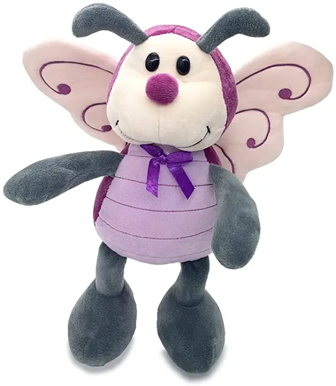 pink butterfly stuffed animal