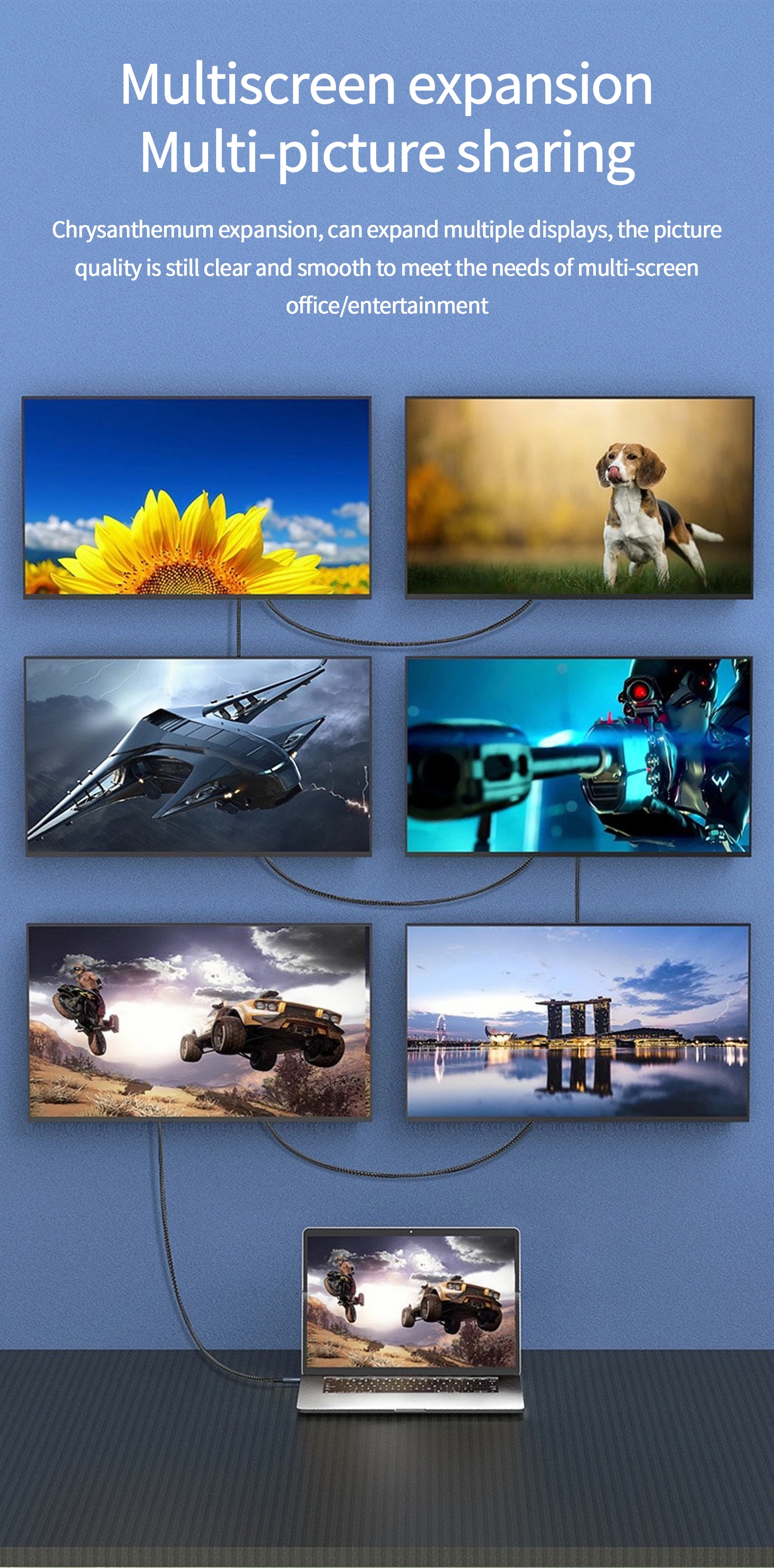 Youyi USB TypeC Cable USB 3.2, USB4, Thunderbolt 4 Connector TPE