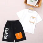 Boys Clothing 4-5 Years Boys Fit Regular T Shirt Short Sleeve Outfit Boy'S T-Shirts Boy's Clothing Sets
