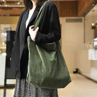 Handbags Tote Casual Corduroy Handbags Big Capacity Shopping Shoulder Bag Custom Tote Bag For Women