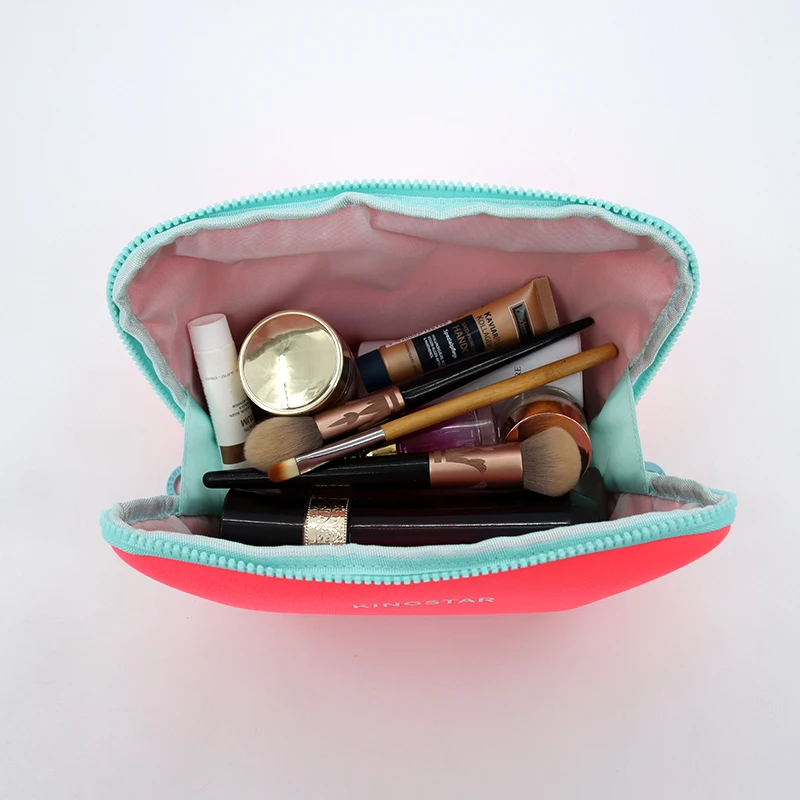 Portable Neoprene Bag Case Small Square Accessories Makeup Mouse Cable Pouch Makeup Kits Bag supplier