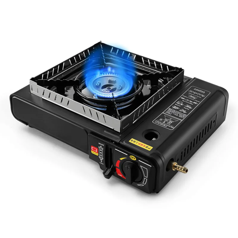 Wholesale Portable Mini Gas BBQ Grill with Smokeless Design and Safety Features for Camping manufacture