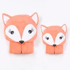 Cotton Towel Baby Towels Set Animal Design White Blue Bamboo Cotton Baby Hooded Towel Set