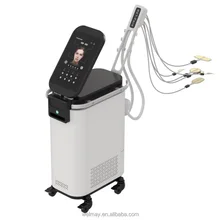 Portable Spa Electric Magnetic EMS Facial Lifting Device Double Chin Removal Eye care EMS Facial Machine
