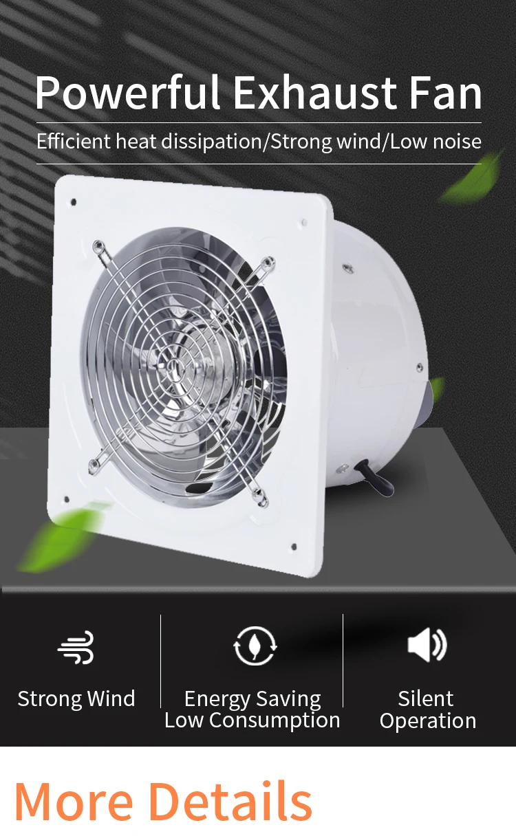 Electric Duct Exhaust Fan, Centrifugal, Plastic - detail 2