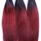Hair Extension Wholesale T1B99J Red Burgundy Weave Raw Mink Brazilian Bundles Cuticle Aligned Virgin Human Hair Extension