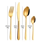 Sets Cultery Set Cutlery Copper Color Metal Flatware Sets Cultery Set Stainless Steel Rose Gold Cutlery
