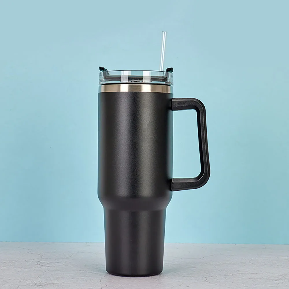 sublimation 40oz car coffee mug customizable wholesale stainless steel travel mug with handle