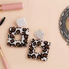 Jewelry Print Hot Jewelry Leopard Print Rice Bead Earrings