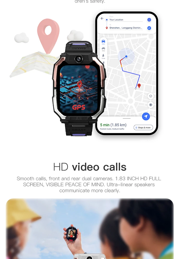 6 HW-Z10 kids smartwatch