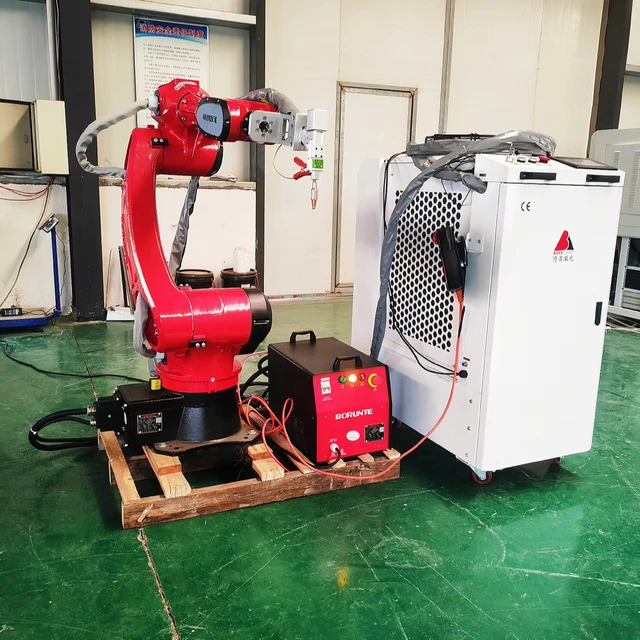 6-axis robot arm 1400mm 2000mm automatic laser welder cutter for metal stainless steel 1500w 2000w 3000w robotic welding machine