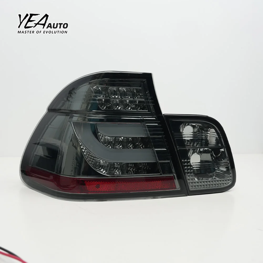 product led taillight for bmw 3 series 4 door 318i 325 e46 lci sedan 2002 2004 tail lights e46 rear lights-8