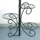 4 Pot Pot Plant Stand Home Decoration 4 Tier Plant Corner Display Indoor Metal Flower Pot Stand