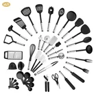 Set Kitchen Customize 42 Pcs Nylon And Stainless Steel Utensils Set With Baking Kitchen Set Spatula Set Kitchen Gadgets