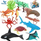 Toys Plastic Huiye Sea Animal Figure Toys Set Bulk Plastic Sea Ocean Animals Toys