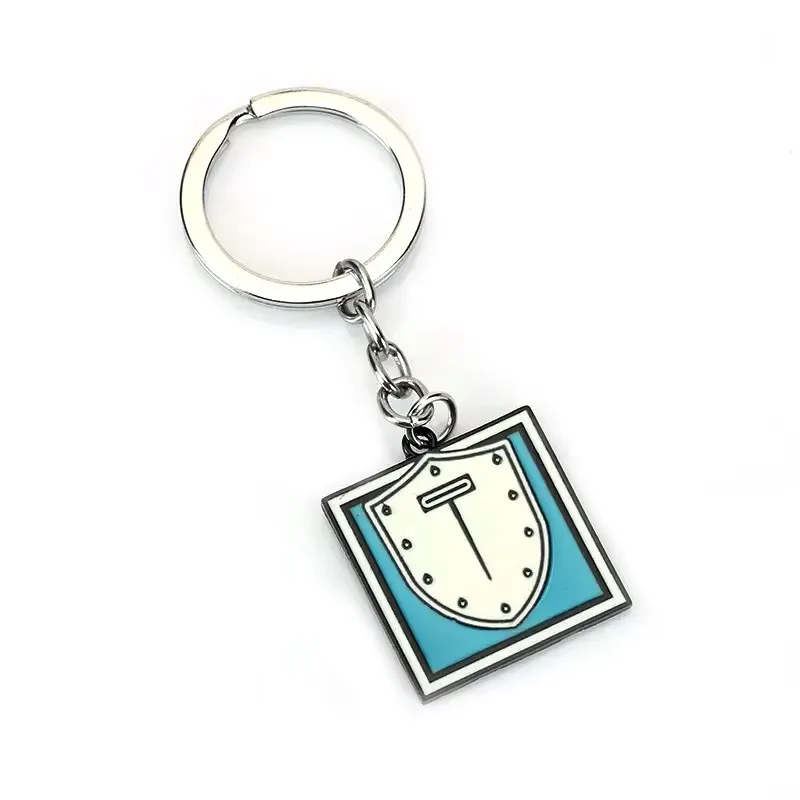 Wholesale Custom Logo 3D Hard & Soft Enamel Metal Keychain Zinc Alloy Cartoon Style Souvenir Keyholder Ring Keychains supplier