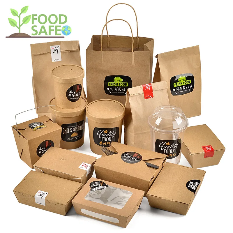 Wegwerp Meeneem Biologisch Afbreekbaar Gedrukt Fast Food Verpakking - Buy Voedsel Verpakking,Fast Food Verpakking,Papier Voedsel Verpakking Product on Alibaba.com