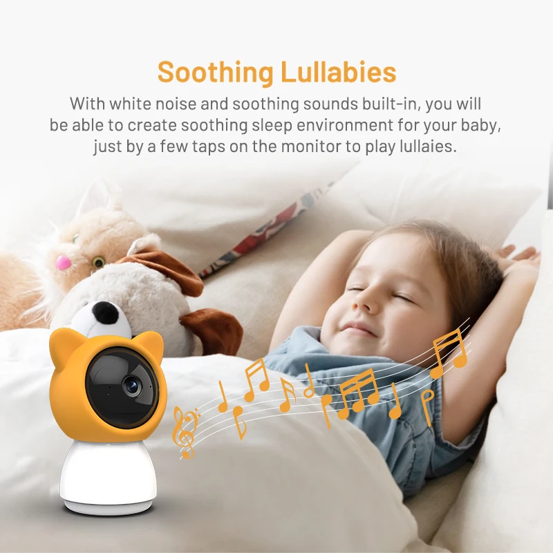 Advanced Baby Monitoring1080P HD Camera 5 Inch Color Display Delivering Unparalleled Clarity Your Beloved Baby's Well being