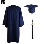 School Schooluniform Wholesale Graduation Cap Tassel And Matte Gown For School Customized