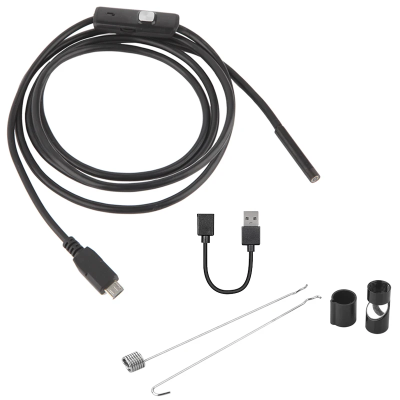 Wholesale 10,20,50 PCS 5M 6 LED 7mm USB Endoscope Borescope Inspection Camera 