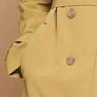 Womens Long Womens Fashion Long Sleeve Spring Wool Coat Trench Thick Jacket Long Overcoats For Ladies