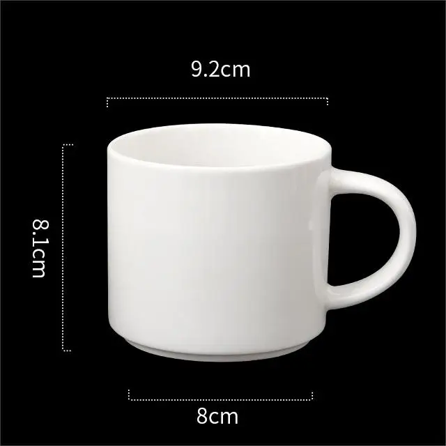 wholesale Manufacturer Selling custom logo luxury white porcelain sublimation coffee ceramic mugs