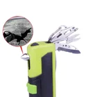 Aluminium Led Torch Led Aluminium Body Survival Flashlight LED Work Light Rechargeable Flameproof Torch With Hammer