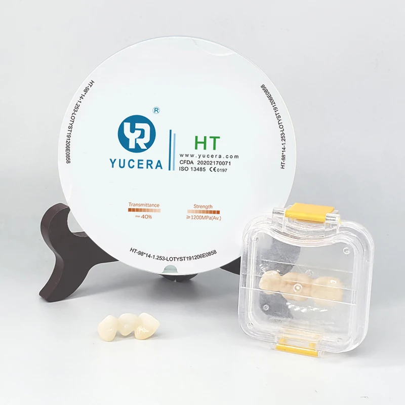 Laboratorio Dental Zirconia Ceramic Blocks for Cad Cam AG System 89mm