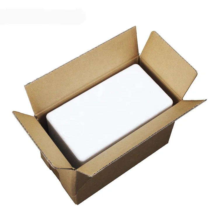 13cm Square Polystyrene Box with Lid to DecorateStyrofoam Shapes for Crafts 