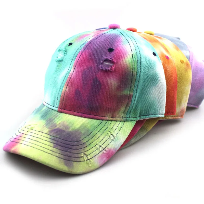 tie dye dad hats wholesale