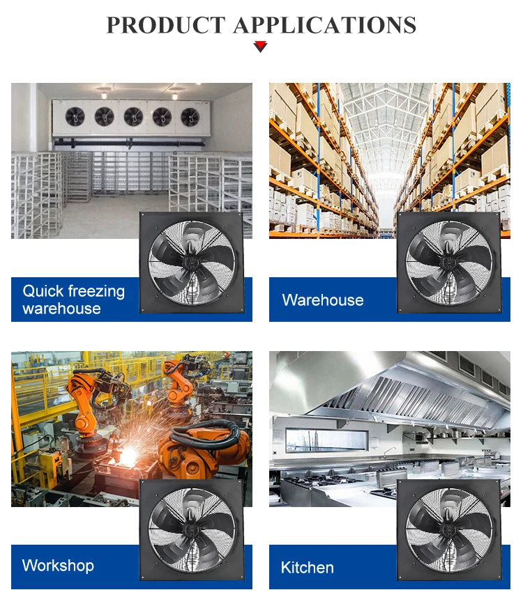 Cooling Fan, 630mm, 220v, Axial - detail 12