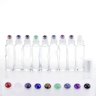 Crystal Bottle Natural Anti-Aging Crystal Essential Oil Bottle Clear Quartz Crystal Bottle For Perfume