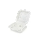 AF11 Chinese Food Biodegradable Togo Takeout Package Custom Disposable Clamshell Bento Box For Cake