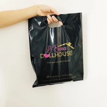 Custom Logo Printed die cut shopping bags /carrier bags /merchandise bag for boutique