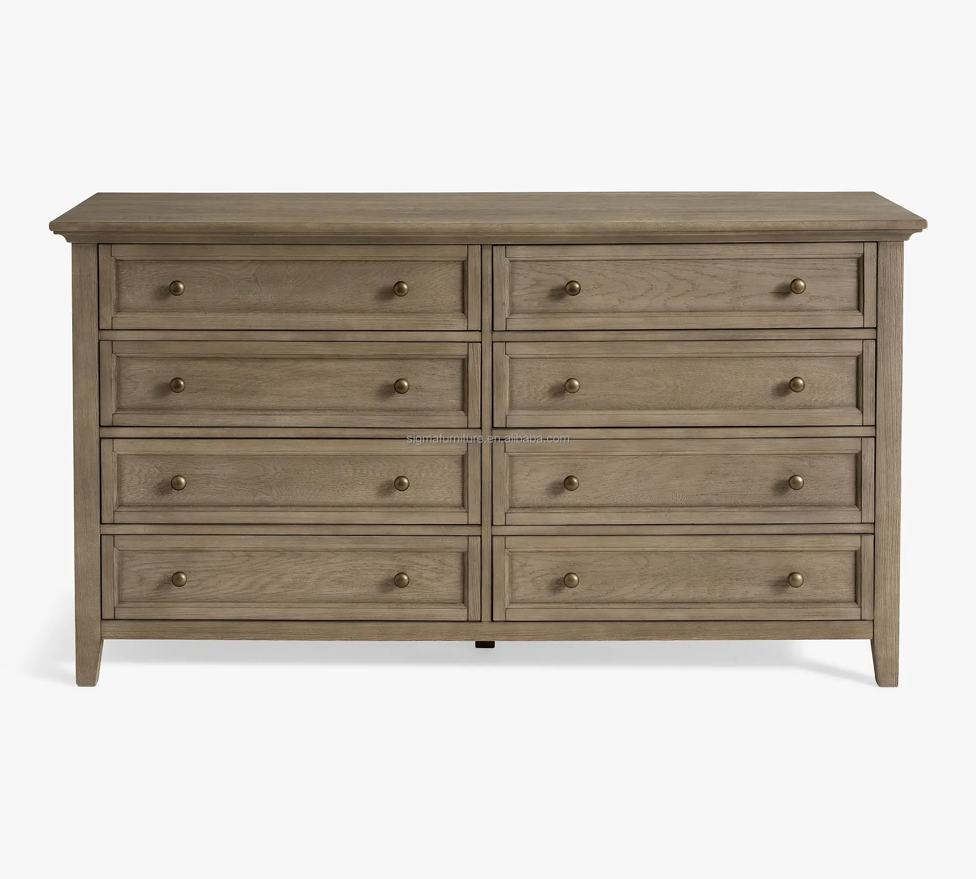 bedroom dresser bedroom furniture oak 8-drawer wider dresser