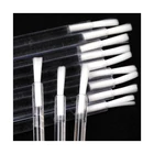 Applicator Disposable Applicator Pastel Pink Biodegradable Wand Beauty Makeup Brush Disposable Lip Lint Free Applicator