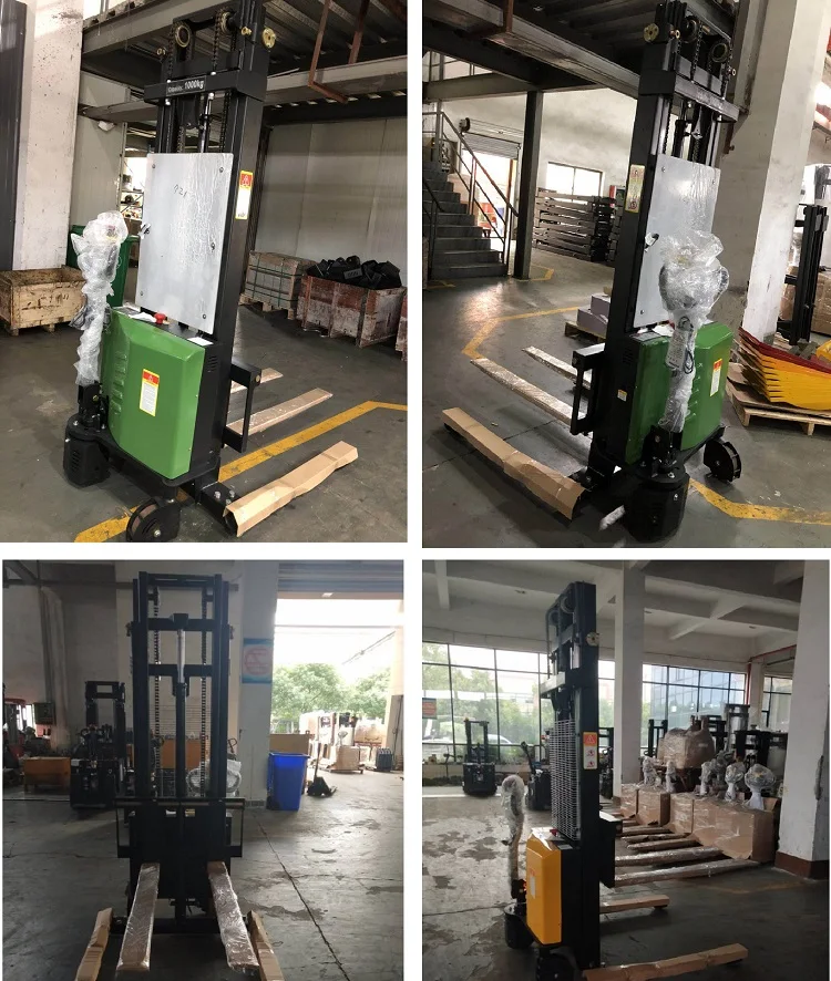 Australia use 1.5 ton electric pallet stacker electric straddle weliftrich china